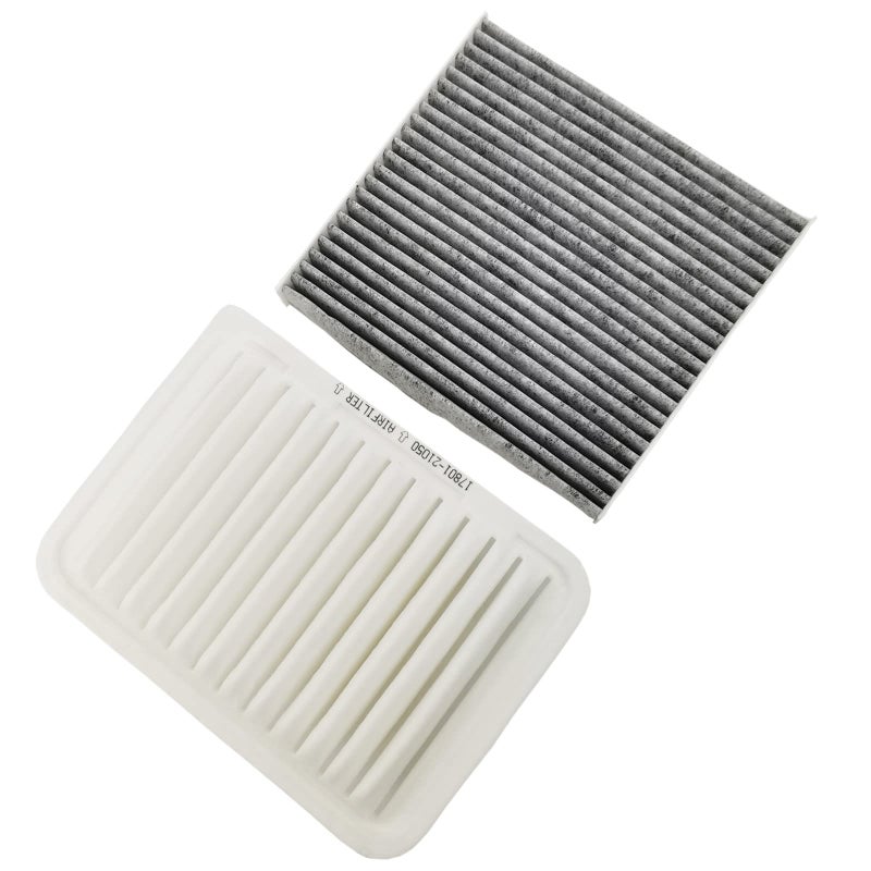 GaeaAuto Engine Air Filter & Carbon Cabin Air Filter fit for Corolla(2009-2019) Matrix(2009-2014) Yaris(2007-2018) Scion xD(2008-2014) Vibe(2009-2010) #87139-07010 17801-0T030 17801-21050 - Image 2